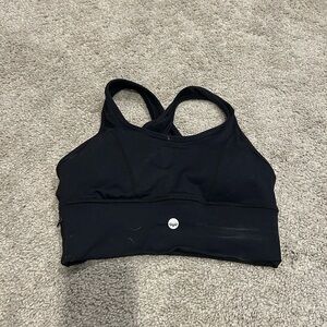 Senita Athletics Black Crop Top